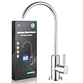 ESOW Kitchen Water Filter Faucet, 100% Lead-Free Drinking Water Faucet Fits Most Reverse Osmosis Units or Water Filtration System in Non-Air Gap, Stainless Steel 304 Body Polished Chrome Finish