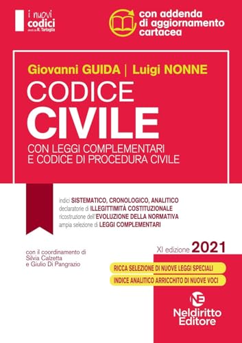 Codice civile con leggi complementari e codice di procedura civile. Concorso magistratura