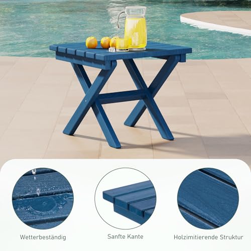 Table d'appoint pliante pour petit balcon et jardin sans encombrement - 7