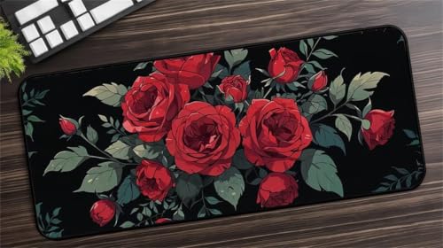 Alfombrilla gaming grande Luscious Rose: precisión y velocidad mejoradas para tus partidas