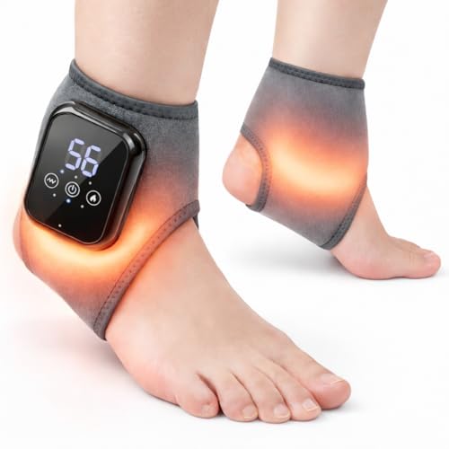 2-Pack Cordless Heated Ankle Massagers with Modes