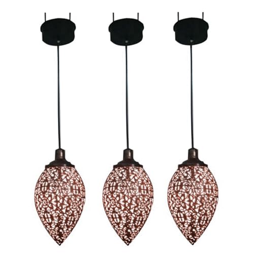 3X Lanterna Un Sospensione Marocchina Un LED Ad Energia Solare Lampada Da Proiezione Modello Marocchino Retrò Decorazione Da Giardino per Esterni Kit di Luci Fata