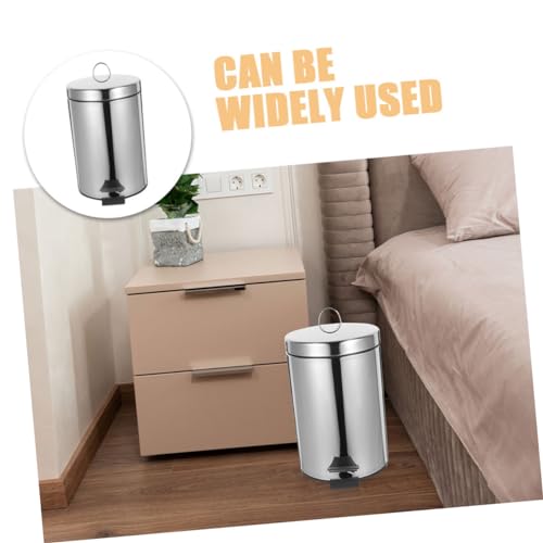 Caneca de basura rectangular de acero inoxidable MAGICLULU miniatura 5