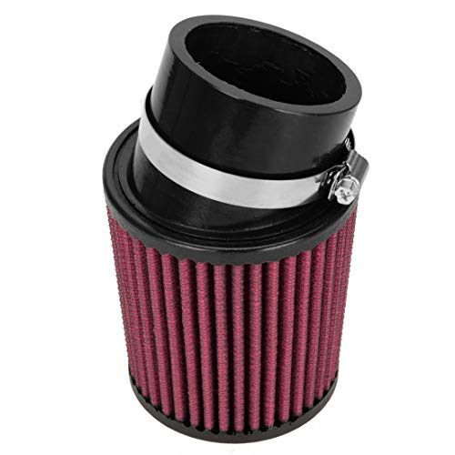 FVRITO 62mm 212cc Air Filter Cleaner Kit for Predator 212 196cc 224cc GX160 GX200 6.5HP Clone Engine Coleman CT200U CT200U-EX BT200X KT196 Baja Warrior MB165 MB200 Mini Bike Go Kart Parts Red