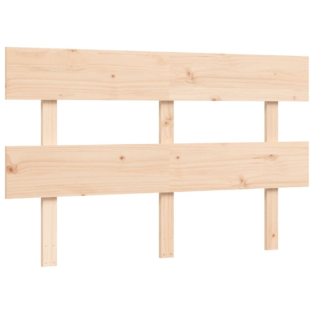 Massives Kiefernholz Seniorengerecht 120x200 cm Braun | Seniorenbett mit Kopfteil 120x200 Massivholz Kiefer Bettgestell mit Lattenrost Stauraum Hohe Sitzhöhe Pflegeleicht
