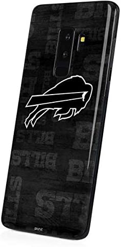 Skinit Decal Phone Skin Compatible with Samsung Galaxy S9 Plus - Officially Licensed NFL Buffalo Bills Black & White Design