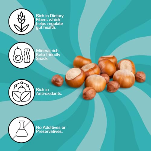 Image of Flyberry Gourmet Hazel Nuts, 100g (Pack of 2)
