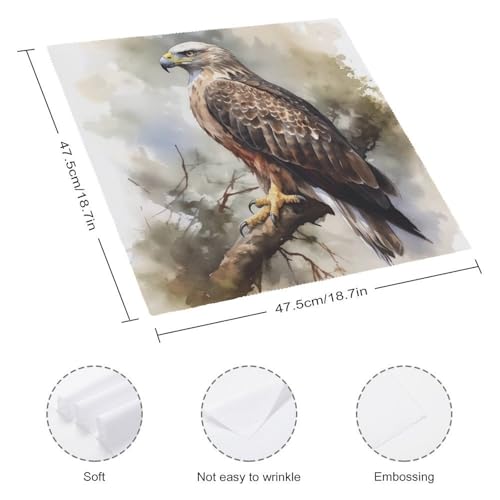 Servilletas de Tela Cuadradas 47.5x47.5 cm Pack 4 Piezas miniatura 2