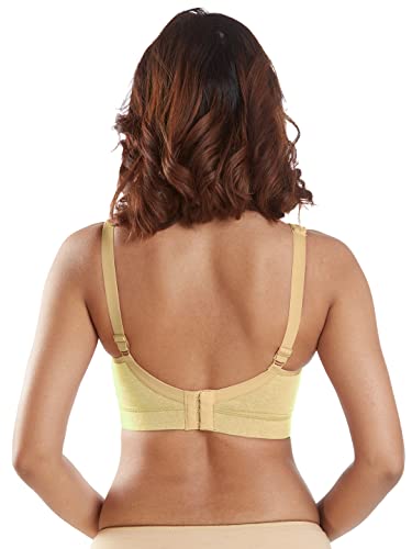 Image of SONARI Supremo Womens Sports Bra | Moulded, Wire Free, Comfortable Cotton Bra | Full Coverage,Breathable Fabric | Adjustable Straps Hook & Eye Closure for Active and Everyday useage