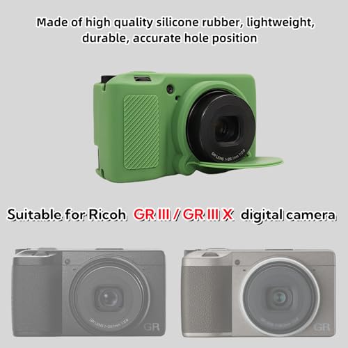 Funda de silicona suave para cámara Ricoh GR III/GR III X miniatura 2