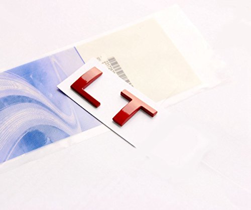 Yoaoo 3X Oem Red Silverado Plus Lt Nameplate Letter Emblem Badge Original Szie Silverado Replacement For 1500 2500Hd 3500Hd Shiny Glossy #TOP5