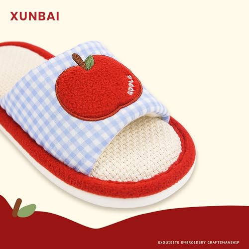Cute Apple Slipper for Men and Women,Fruit Slides,Summer Shoes,Non-Slip Outdoor Indoor Cartoon Sandals2