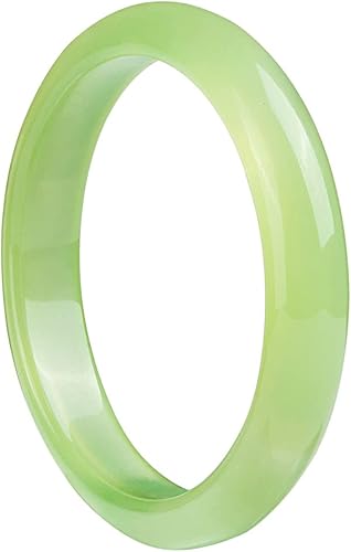 XiskCan Large Size 62mm Jade Bangle Bracelet for Women, Good Luck Gifts