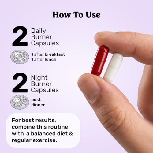Image of What's Up Wellness Daily + Night Burner Combo | GLP1 for Weight Loss, Boosts Metabolism and Curbs Cravings | 24-Hour Weight Management | Burn Fat Day & Night