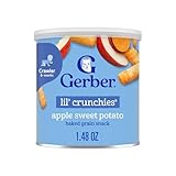 Gerber Graduates Lil' Crunchies, Apple Sweet Potato, 1.48 Ounce (Pack of 6)