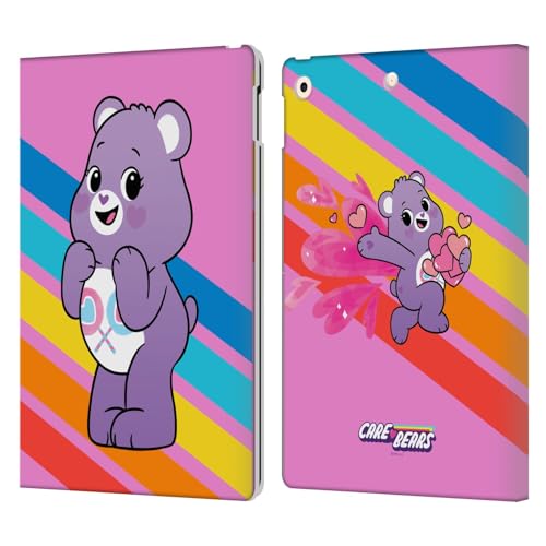Étui en cuir iPad 10.2 Care Bears protection élégante aux finitions impeccables
