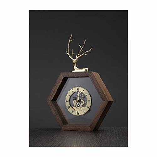 Reloj de mesa chino para salon y reloj de escritorio decorativo color B 3