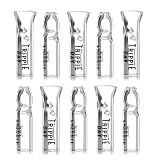 Trippie Day Reusable Glass filter Tips – 10 Pack...
