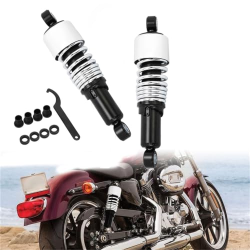 Amortisseurs 267mm Réduisent les Chocs pour Harley Road Glide 2015-2019 Silver