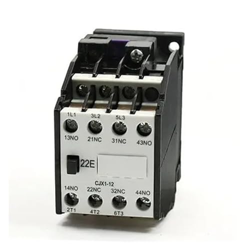 CJX1-12A Motor Control 24V/50Hz 29V/60Hz Coil 3 Pole 2NO 2NC AC Contactor