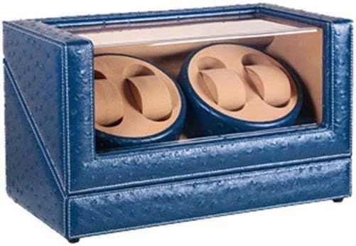 腕時計ワインダーウォッチワインダーボックス 4+0モーターボックス 機械式時計 オーストリッチスキンウォッチボックス パッキングボッ