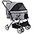 Noodoky Pet Stroller for Cats Dogs Rabbit with Reversible Handle, Dog Stroller for Small or Medium Animal up to 40 Pounds, Doggie Bunny Stroller Carriage