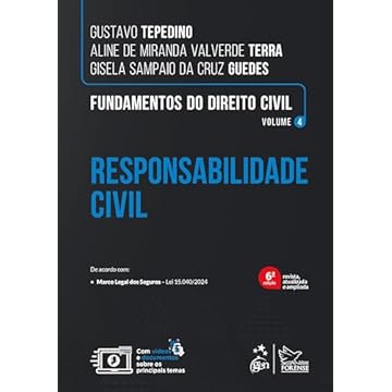 Capa do livro Fundamentos do Direito Civil Responsabilidade Civil Vol. 4 - 6ª Edição 2025