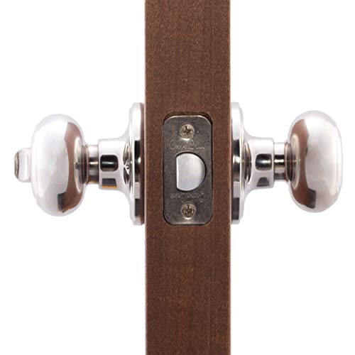 Copper Creek Ck2030Ps Colonial Door Knob, Privacy Function, 1 Pack, Polished Stainless #TOP4