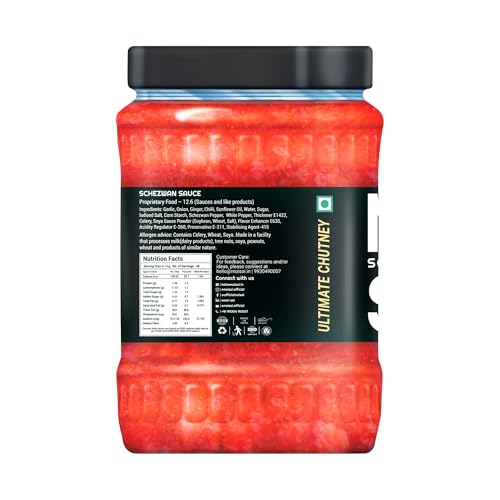 Image of MOI SOI Schezwan chutney Sauce 575gms glass bottle