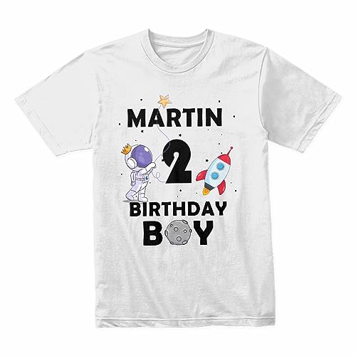 Personalized Family Matching Birthday Shirt, Space Birthday Girl Tee, Astronaut Birthday Family Shirts, Custom Birthday T-Shirt, Space Theme Party Shirts3