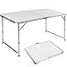 Produktbild DXP Campingtisch aus Aluminium Gartentisch Höhenverstellbarer Klapptisch Koffertisch 120 x 60 cm praktisches Kofferformat AFT-02
