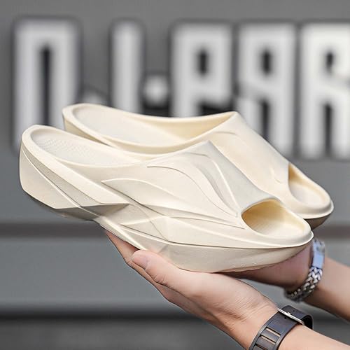 Thick soled, poop like shower slippers, plus size couple shoes, lightweight home shoes4