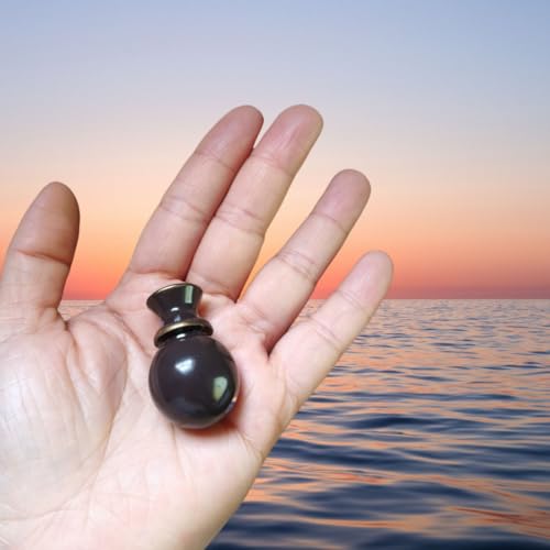 Image of Lighting Lamp Finials 1-1 /2 in High,1 /4-28 in Base Ball Finials for Lamp Shade, Finial Lamp Shade Top Screw, for Lamp Topper Knob, Oil Rubbed Bronze 2Pcs