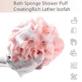 Eastrise Soft Body Scrubber Bath Sponge,Shower Loofah(Light/Dark) (Light colour/3pcs) - Image 4