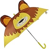 Ebros Gift Pack of 2 Children Kids Animated Colorful Pop Up Umbrella 33' Diameter Animal Themed...