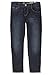 Produktbild Lemmi Jungen Jeans Boys Tight fit Big Hose, Blau (Dark Blue Denim|Blue 0012), (Herstellergröße: 134)