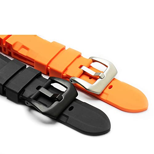 Bracelet montre sport silicone 24mm noir PAM00682 - 7