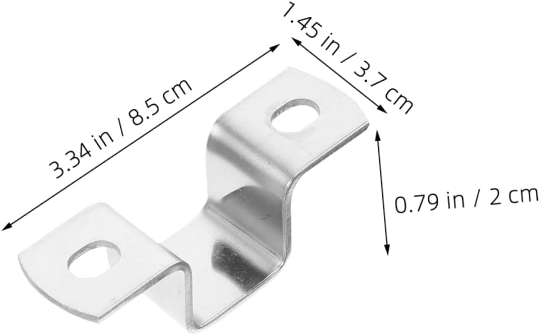 Heavy Duty Tube Tension Clamps u Tube Strap Clamps for Gas Indoor Toilets