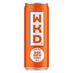 WKD Iron Brew – 24 × 330ml Cans – 3.4% ABV Fruity Ready‑to‑Drink Alcoholic Beverage, Refreshing Iron Brew Flavour