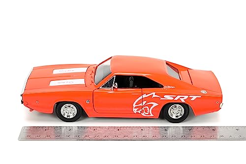 Big Time Muscle 1:24 1968 Dodge Charger Die-Cast Car miniatura 7