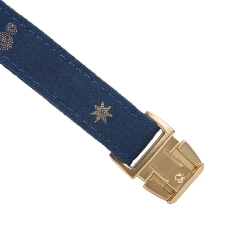 Collar de algodón para perros pequeños azul oscuro talla S miniatura 7