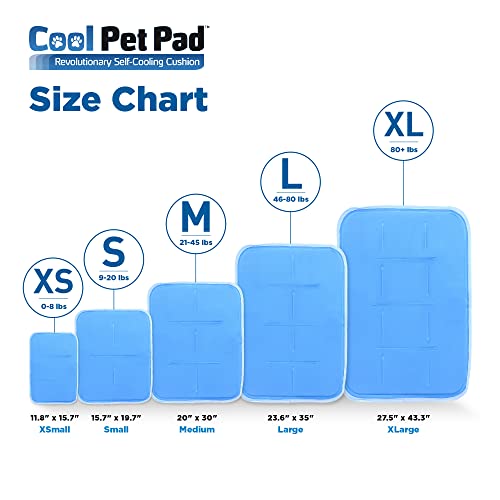 The Green Pet Shop Dog Cooling Mat, Small - Pressure Activated Pet Cooling Mat For Dogs And Cats, Sized For Small Pets (9-20 Lb.) - Non-Toxic Gel, No Water Needed For This Cool Pet Pad #TOP6