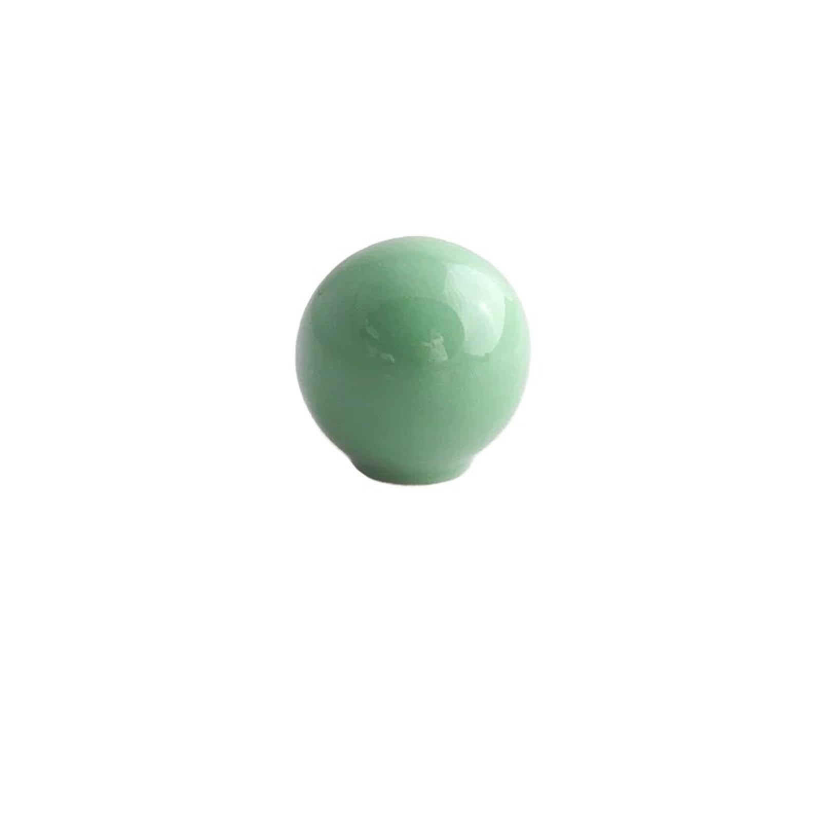 GNYVZXPLQ Ceramic Handle Drawer Knobs, Ceramic Ball Knobs for Cabinets Drawers 6 Pieces Multicolor(Green)