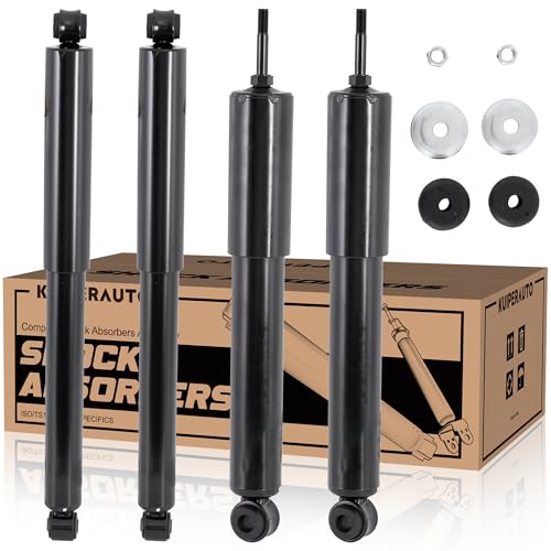 KUIPERAUTO Front and Rear Shock Absorbers Complete Struts Assembly Coil ...