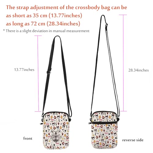 Cartoon Merchandise Crossbody Bag Alastor Demon Carry On Bag Radio Demon Helluva Gift For Fans (HazbiDemonCross)3