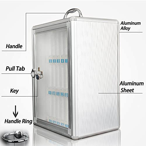 Gabinete para guardar celulares con cerradura para cocina y oficina ahorra espacio 3