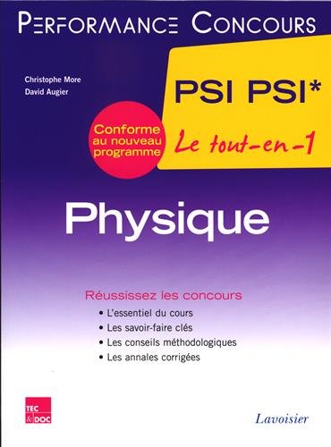 Télécharger Physique 2e année PSI PSI* Livre PDF Gratuit