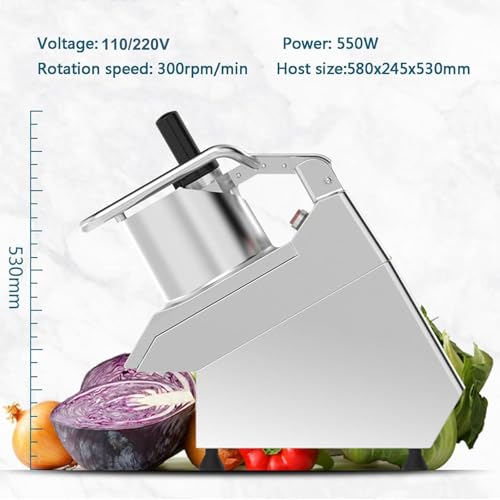 Máquina Comercial De Corte De Vegetais, Máquina De Cortar Batatas Em Cubos/trituradora, 250kg/hora,