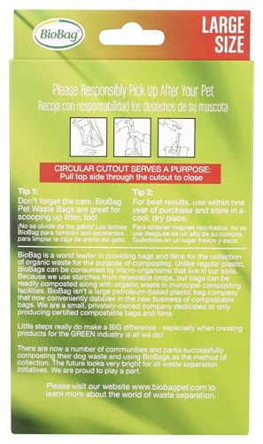 Image of Biobag Dog Waste Large Bags, 35 CT