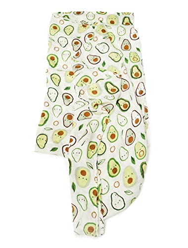 Image of Loulou Lollipop Soft Baby Swaddle Blanket Muslin Wrap Receiving Blanket for Newborn to Toddler Girl and Boy, Large 47” by 47” - Avocado…